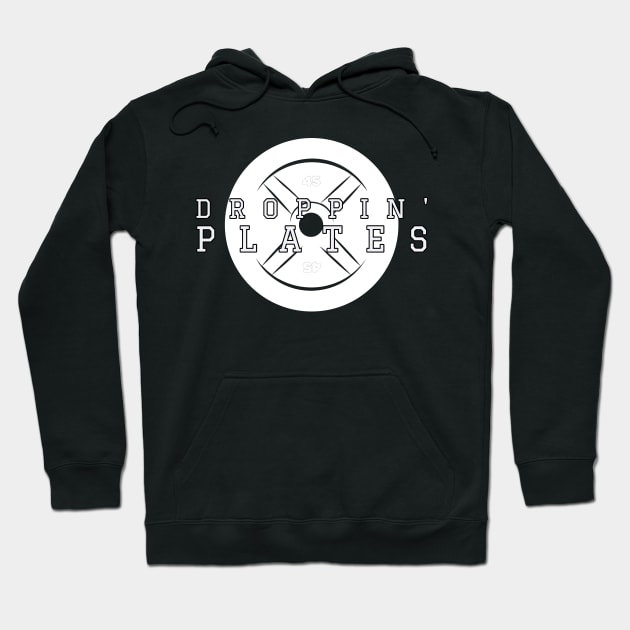 Droppin Plates Gym Graphic Hoodie by DS Athletics - Gifts & Gear